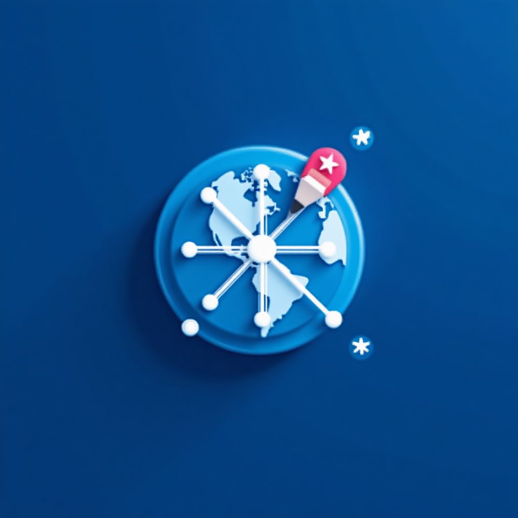 Icono de red global