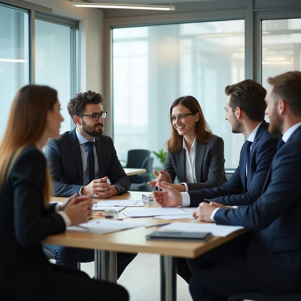 Equipo de inversiones de InvestArg en reunión